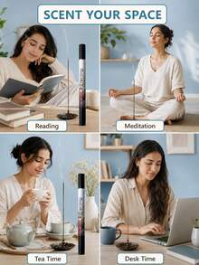 10g Incense Sticks, Featuring Jasmine, Coffee, Lotus, Fruity Flowers, And Osmanthus. Long-Lasting Fragrance, Refreshing, And Air-Purifying. Suitable For Entertaining Guests And For Use In Offices And Studies. - Premium Incense Sticks - View 9