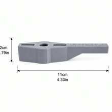 1 قطعة أداة مساعدة عالمية من البلاستيك لرافعة صمام التصريف، تدوير الصمامات الصدئة والعالقة بسهولة، مناسبة لخزان التخزين الكيميائي وصمام أنبوب إمداد المياه في الفناء - A - مشاهدة 10