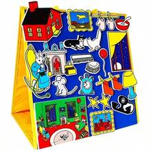 hoojojo Set Perlengkapan Bercerita dari Kain Felt 18 Buah, Tema Buku Cerita Goodnight Moon, Alat Peraga Bercerita, Aktivitas Bermain Peran, Aktivitas Kelas & Permainan Interaktif, Alat Bantu Mengajar, Perlengkapan Penting untuk Kembali ke Sekolah - MultiWarna - View 3