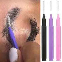 10/5/3/1pcs Disposable Mini Eyebrow Brush & Brow Lift Tool, Eyelash Extension Comb, Eyelash Perm Brush, Eyelash Accessories, Makeup - Multicolor - View 1