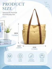 Tas Tote Bridesmaid Kustom, Tas Pantai Kanvas yang Dipersonalisasi dengan Pita Inisial, Hadiah Pernikahan untuk Bridesmaid, Hadiah untuk Acara Bridal Shower, Hadiah untuknya - Tas Tote Kanvas Aneka Warna - View 7