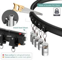 Quiet Flexible Bendable Curtain Track For Ceiling And Wall Mount Room Divider Curtains, Easy Glide Curtain Track System For RV And Hospital, Black - Flexible and Bendable - View 8