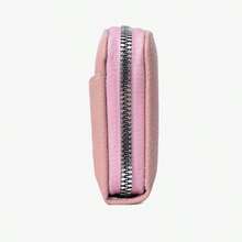Litchi Texture Japanese Style Niche Zipper Wallet Coin Purse Multi-Function Coin Storage Bag Large Capacity - Multicolor - View 9