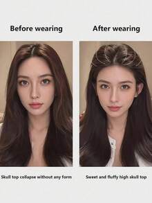 8/4/2/1pc Practical Invisible Hair Clips, Seamless Hair Combs, Side High Crown Hair Volumizing Tool, Small Hair Clips For Bangs And Loose Hair - Black - View 5
