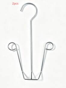 6件套不锈钢鞋架，家用不锈钢鞋架，2/4件套可选，节省空间的金属挂钩架，适用于衣柜收纳，耐用未抛光金属结构，防水防锈，易于组装，多功能家用和洗衣房鞋子收纳配件，鞋子展示悬挂式不锈钢鞋架 - 彩色 - 查看 16