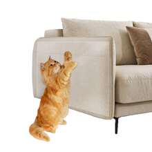 Upgraded Thickened Self-Adhesive Furniture Protection Film, Transparent Anti-Scratch Sofa Protection Film, Cat Scratch Protection Sticker, Seamless Anti-Stain Anti-Abrasion Sofa/Recliner/Chair/Wall/Door Panel Protection Film - 20*100cm - View 7