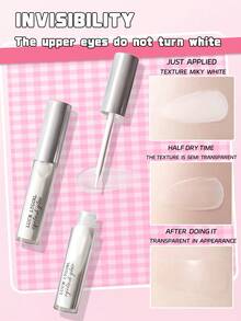 1 buah lem bulu mata palsu tahan lama, tahan air, dan tahan keringat ukuran 5ml. - Putih - View 4
