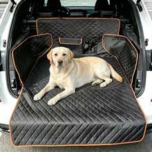 Car Trunk Full Coverage Pet Mat, Anti-Dirt & Wear-Resistant Trunk Protector - Black - View 7