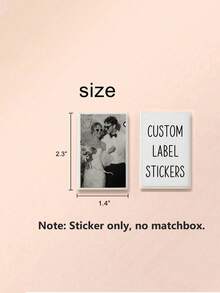 5/10/15/20/25/30pcs Stiker Label Kotak Korek Api Kustom, Stiker Transfer Kristal UV Kustom, Stiker Strip Panjang Dapat Dipersonalisasi Dengan Gambar, Logo Dan Teks, Cocok Untuk Pernikahan, Perayaan Ulang Tahun - MultiWarna - View 6
