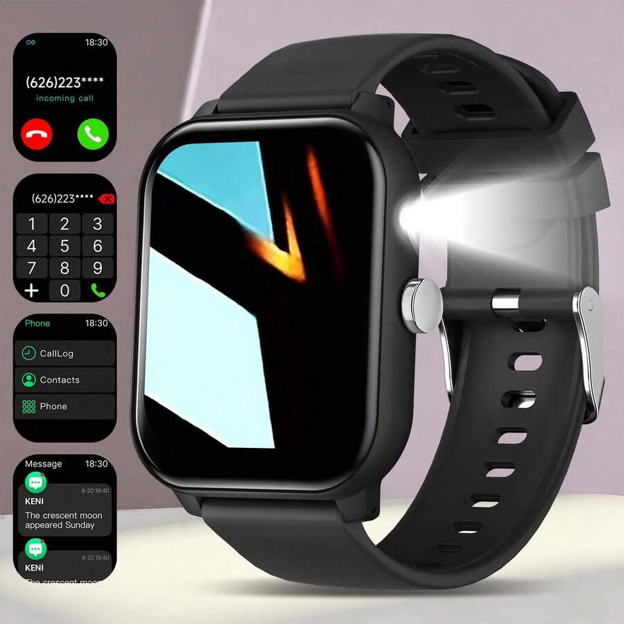 New Kids Smart Watch, 1.83-Inch Large HD Screen, Long Battery Life, Multiple Sports Modes, Wireless Calling, Music Control, Camera Remote Control, Weather Forecast, Message Notification, Best Gift For Children - View 1