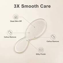 1pc Professional Glass Foot File, Ergonomic Easy-Grip Handle With Single-Sided Sand Layer For Smoother Results, Durable Callus Remover, Suitable For Home SPA Pedicure And Nail Care, Perfect Gift For Winter Care, Thanksgiving, Christmas, Halloween - Multicolor - View 3