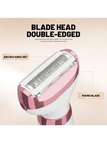 Women's Electric Shaver Bikini Trimmer 5-In-1 Women's Shaver Gift Set 500mAh Battery Capacity - View 10