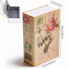 Hidden Rose Diary Safe Box - Realistic Diary Design Hidden Storage Box For Storing Valuables, Money, Passports - Creative Gift For Women, Girls, Students, Travel And Anti-Theft Protection - Rose Code Edition - View 13