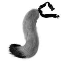 Premium Fox Tail Cosplay Toy Cat Ears And Tail Set Fox Japanese Handmade Cosplay Cat Girl Accessories Ribbon Headband - Multicolor - View 13