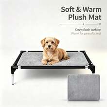 2026 New Dog Bed With Fleece Pad, Warm And Comfortable For Dogs To Sleep, All-Season Universal Pet Dog Bed, Suitable For Large, Medium, And Small Dogs - Multicolor - View 4