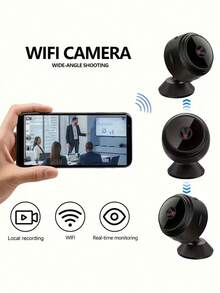 720P HD Mini WiFi Camera With Real-Time Remote Viewing, Two-Way Audio, And Motion Detection, Suitable For Home And Pet Monitoring - Multicolor - View 9
