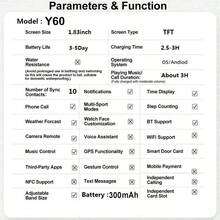 Jam Tangan Pintar Olahraga, Layar Sentuh Penuh 1,83 Inci, Dengan Pesan, Panggilan, Penghitung Langkah Olahraga, Kompatibel dengan Ponsel Android, Jam Tangan Kebugaran Pintar, Cocok untuk Hadiah Wanita, Pria, Teman, Hadiah Ulang Tahun - MultiWarna - View 10