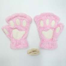 1pc/1set Halloween Cat Cosplay Prop Set, Cat Ear Headband, Cat Paw Gloves, Cat Tail Accessory, Suitable For Halloween Christmas Party Decoration - A - View 17