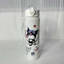 SANRIO 5PCS Cute Cartoon Water Cups, Leak-Proof Plastic Sports Water Bottle, Cute Personalized Gift, Suitable For Outdoor Hiking, School, Office, Perfect Gift - Multicolor - View 4