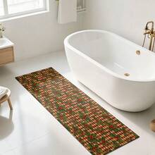 Rustic Diatom Mud Stays In Place Mat, Strong Water Drainage Made From Natural Stone Durable, Great For Tub Area, For Indoor Use. Made Of Natural Diatom Mud - Multicolor - View 5