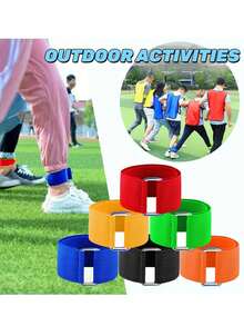 16 buah/12 buah/8 buah/6 buah/4 buah Tali Elastis Perekat Velcro, Ideal untuk Permainan Tim, Sempurna untuk Aktivitas "Lomba Lari Tiga Kaki", Cocok untuk Acara Kelompok, Latihan Membangun Tim, Pertemuan Keluarga, Olahraga Luar Ruangan, dan Pesta di Halaman Belakang - Satu ukuran cocok untuk semua. - View 2