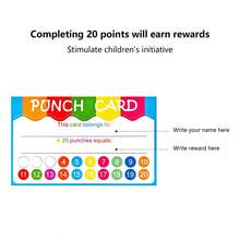 hoojojo 100 Buah Kartu Hadiah Berbunyi, Kartu Hadiah Kreatif, Kartu Poin, Kartu Insentif Guru, Penggunaan di Kelas dan Rumah, Alat Bantu Motivasi Siswa, Perlengkapan Alat Tulis, Perlengkapan Penting untuk Kembali ke Sekolah - MultiWarna - View 8