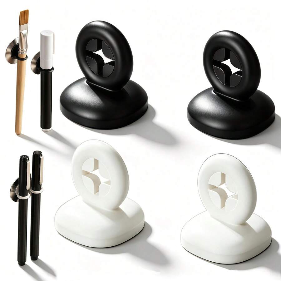 Magnetic Pen Holder - Equipped With Metal Patch, Can Be Adsorbed To ...