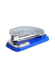 1pc High-Quality Rhinestone Decorated Multi-Function Stapler, Rotatable Stapler, Large Size Effortless Multi-Function 12# Stapler, Paper Depth 3.74in, Office Home Student Binding Tool, 500pcs Staples Can Bind 50 Sheets Of Paper, Rhinestone Decorated Artwork - Multicolor - View 8