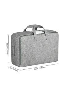 1PC,Sports Duffle Storage Bag, Large Capacity Gym Equipment Organizer Bag, Foldable Workout Gear Storage Tote For Yoga Mat, Dumbbells, Sport Clothes, Travel & Home Gym Use - Grey - View 8