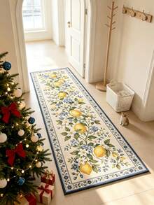 1pc Lemon Corridor Runner Rug, Carpet, Runner Rug, Area Rug, Mat, Home Decor, Area Rug, Living Room Area Rug, Living Room Home Decor, Room Decor, Washable Rug - Multicolor - View 1