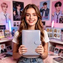 Reusable 25-Page A5 K-Pop Photocard Binder | Idol Card Storage Organizer | Collector-Grade Photo Card Holder - A - View 3