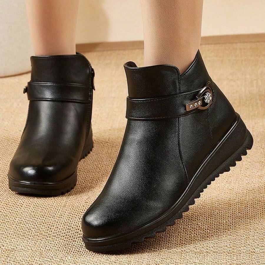 Women Ankle Boots & Booties - Black - View 1