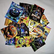100pcs Ziplock Mini Seal Bags, Portable Small Zipper Pouches, Gift Storage Bags, 100pcs/Pack, Multiple Styles Available, New Printed Mini Self-Sealing Bags, Jewelry Storage Moisture-Proof Bags, Smell-Proof Cartoon Pattern Sealed Bags - 7x10cm/2.75x3.93inch - View 4