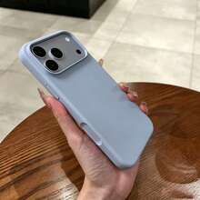 適用於 iPhone 18 Pro Max 18 Pro 17 Pro 17 Pro Max 17 液態矽膠 3 層全包覆軟膠橡膠手機殼，清新夏季配色，防震保護殼附防刮微纖維內裡，相容 iPhone 13 11 16 Pro Max 15 14 Plus 12 Mini XS Max 7 8 Plus - 銀色 - 查看 3