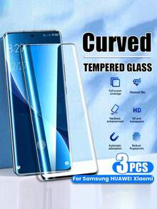 3 قطع واقي شاشة زجاجي مقسى منحني، متوافق مع Xiaomi Note 14/13 Pro Plus 5G، 15 Ultra، 14 Pro، 13، 12، 12X، 11 Ultra، 10، Note 10 Lite، CC9 Pro، X7، X6 Pro ومزيد من الموديلات، حماية يومية أساسية، مناسب للمكتب والمنزل والسيناريوهات المختلفة، مقاوم للماء، مقاوم للصدمات، مقاوم للسقوط، مقاوم للخدش، مقاوم للبصمات، تغطية كاملة - شفاف - مشاهدة 13