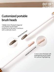 OUT OF OFFICE Highlighter dan Contour, Formula Baru, Tekstur Halus dan Lembut, Mudah Dibaurkan, Daya Tutup yang Dapat Disesuaikan, Hasil Akhir Tiga Dimensi Alami, Tahan Lama, Ramah untuk Pemula, Cocok untuk Riasan Sehari-hari & Acara Khusus, HADIAH, 3ml*2/0.20fl.oz - 3ml*2 / 0,20 fl.oz - View 8