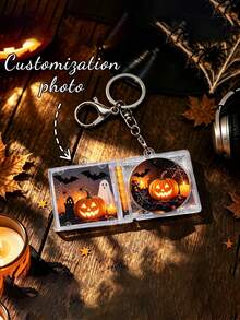 بطاقة NFC مصغرة بتصميم CD مخصص، قلادة مفاتيح DIY، تصميم ألبوم مغني أنيق، قيمة مظهر عالية، زينة هدية إبداعية - عيد الهالوين - مشاهدة 12
