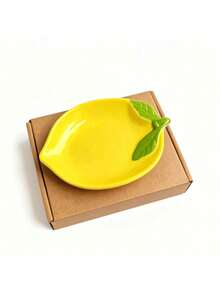 1/2pcs Lemon Ceramic Soup Spoon Holder, Elegant Countertop Kitchen Utensil Storage Rack, Heat-Resistant Kitchen Utensil Rack, - Multicolor - View 7