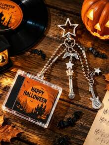 Custom NFC Mini CD Tag DIY Keychain Pendant, Stylish Singer Album Design, High Appearance Value, Creative Gift Ornament - Multicolor - View 3
