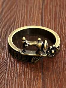1pc Vintage Ring For Women, Wedding Engagement Party Jewelry, Valentine's Day Gift - 1# - View 4