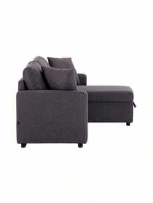 Sofá Cama Easy Living con Almacenamiento Segovia Gris Oxford - Gris Oscuro - Ver 8