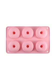 1/2 buah Cetakan Donat Silikon 6 Rongga, Cetakan Kue Bulat untuk Membuat Makanan Penutup, Roti, Cokelat, Kue Pastri, Bagel, Aksesori Kue Dapur Silikon Lembut, Baki Makanan Penutup Mudah Dilepas, Cocok untuk Memanggang di Rumah, Pesta, Hadiah Liburan - View 13