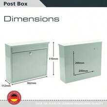 Wall-Mount Mailboxes - Chartwell Green - View 5