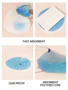 100pcs/30pcs/10pcs/2pcs Minimalist Disposable Breast Pads, Ultra-Thin Lightweight, Soft Edgeless, Nursing Pads, Travel Essential, Disposable - View 5