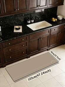 1pc Cute Cat Line Pattern Kitchen Mat, 3.5mm Soft Rubber Material, Absorbent And Easy To Clean, Suitable For Hallway, Bathroom, Living Room, Outdoor Door Mat And Toilet, All Year Round, Suitable For Various Holidays - Multicolor - View 17