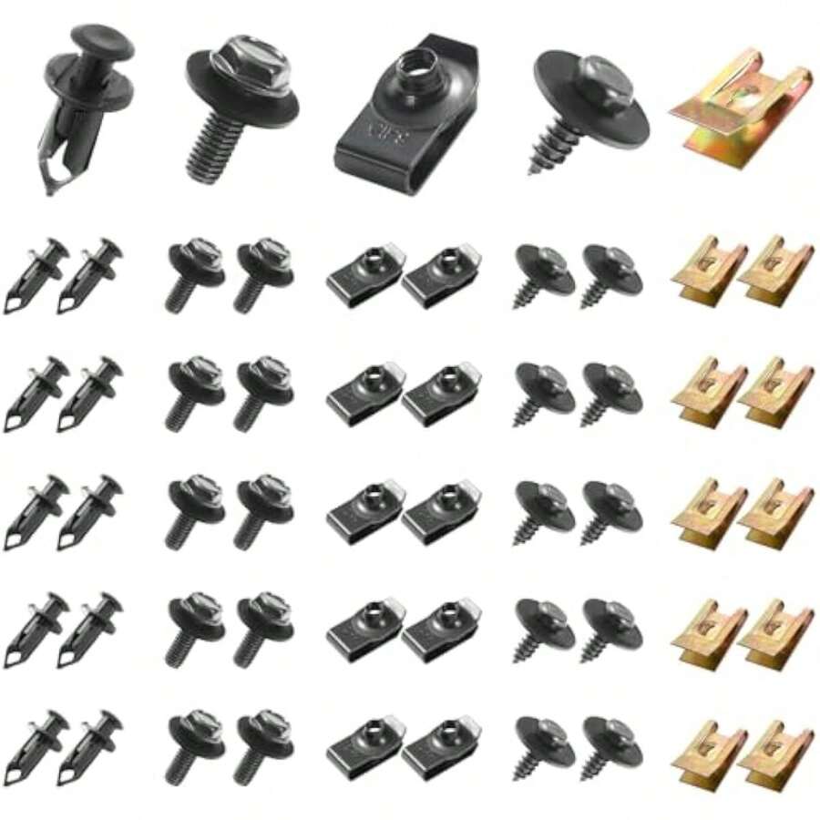 Fixations pour plaques d'immatriculation - style comme sur la photo - Voir 1