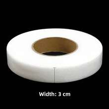 Double-Sided Adhesive Interlining, Adhesive Fabric, Non-Woven Binding Tape, Suitable For Clothing Accessories, Also Suitable For Curtains, Pants Hemming And Craft Making, Easy To Use And No Sewing Required - Multiple Styles - View 7