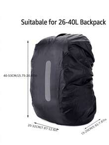 Waterproof Rain Cover For Backpack Reflective Rucksack Rain Cover Backpack Waterproof Bag With Reflective Strip Dust Raincover For Men And Women For Hiking Climbing Camping Traveling Emergency Backpack Outdoor Essential - Multicolor - View 10