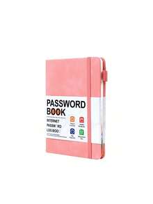 1/2pcs PU Material Password Notebook, With Letter Index Tabs, Includes Password Record Book And Login Log, Compact And Portable, With Pen Loop And Elastic Band, Suitable For Home, Office Or Travel Account Password Organization - Multiple Styles - View 10