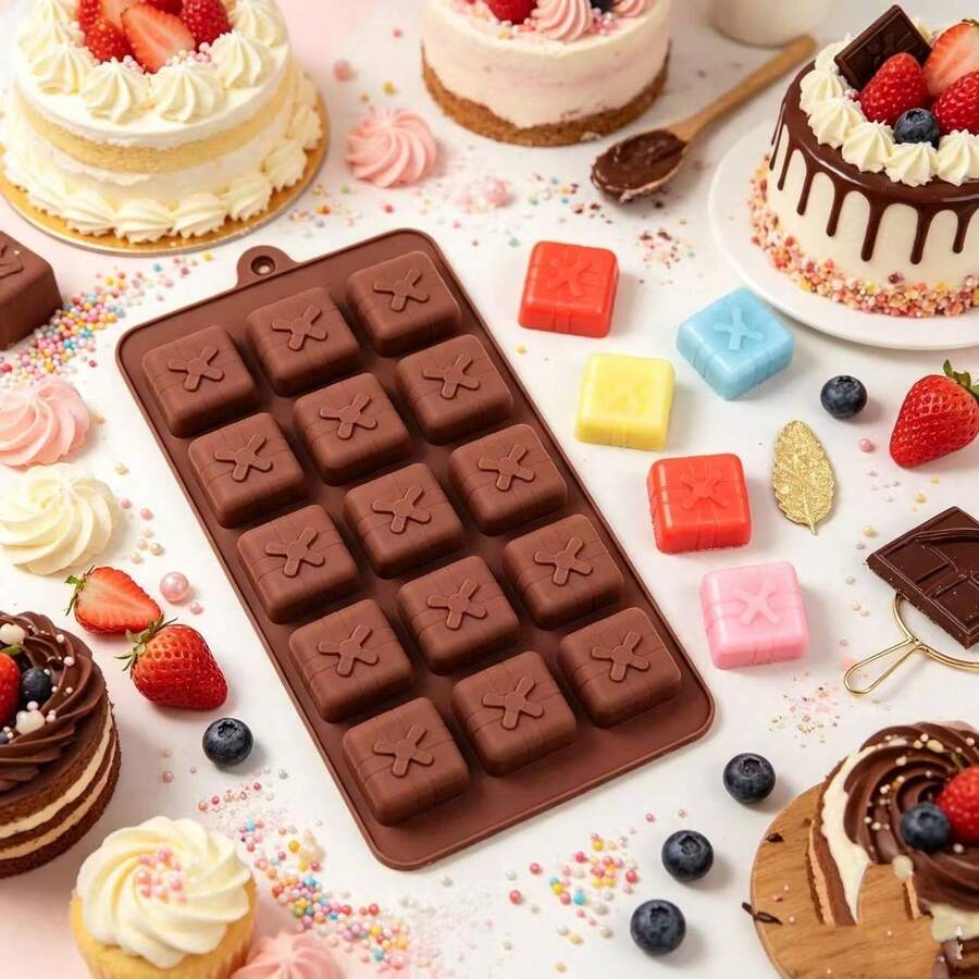 Multifunctional Baking And Pastry Tools Silicone, Cookie Mold & Extrusion Gun/Non-Stick Easy Release, Heat Resistant, Reusable, Soft Silicone Baking Mat DIY Baking Tools - Multicolor - View 1